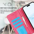 thumbnail image 3 of Allytechgroup Wallet Stand Case for iPhone 16 Pro Max, RFID Blocking PU Learher Rugged with Credit Card Slot Slim Fit Shockproof Full Body Cover for Apple iPhone 16 Pro Max, Rose, 3 of 6
