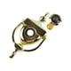 thumbnail image 5 of de puerta de aleación de Zinc, muebles modernos para puerta delantera con visor, elegante, clásico, duradero, fácil de instalar para hogar Dorado Baoblaze llamador de la puerta, 5 of 8