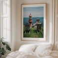 thumbnail image 6 of Sitting at Pointe-à-la-Renommée Lighthouse 02 - Gaspé Québec Canada Photography Lighthouse Ocean Coast Scenic Beach House Summer Rustic Unframed Wall Art Print 20 x 24 inches, 6 of 13