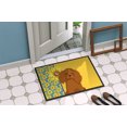 thumbnail image 4 of Carolines Treasures WDK5350JMAT 24 x 36 in. Summer Sunflowers Ruby Cavalier Spaniel Indoor or Outdoor Mat, 4 of 5