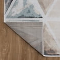 thumbnail image 4 of Ox Bay Eclipse 5'3" x 7'2" Ivory/Pink Geometric Performance Indoor Area Rug, 4 of 7