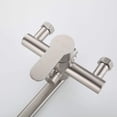 thumbnail image 4 of HomeLava Robinet de Baignoire avec Douchette Levier Unique Rond Mitigeur de Douche Mural en Acier Inoxydable Brossé pour Salle de Bain, 4 of 5