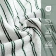 thumbnail image 2 of Mainstays Basic Striped Bath Towel, Soft 100% Cotton and Highly Absorbent Bath Towel, Green, 2 of 5