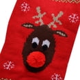 thumbnail image 4 of Kmbangi Dog Christmas Sweater Reindeer Snowflake Pattern Turtleneck Knitwear, 4 of 7