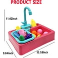 thumbnail image 6 of kathson Parrot Bathtub Bird Automatic Bathtub with Faucet Multifunctional Parakeet Shower Box Bird Bathing Tub Pool Toy with Fountain for Small Medium Birds Cockatiel Lovebird Budgie（Red-Orange）, 6 of 9