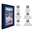 thumbnail image 4 of 12x22 Frame for Newspapers (Black) | Acid Free Blue on Red Double Photo Mat, 4 of 7