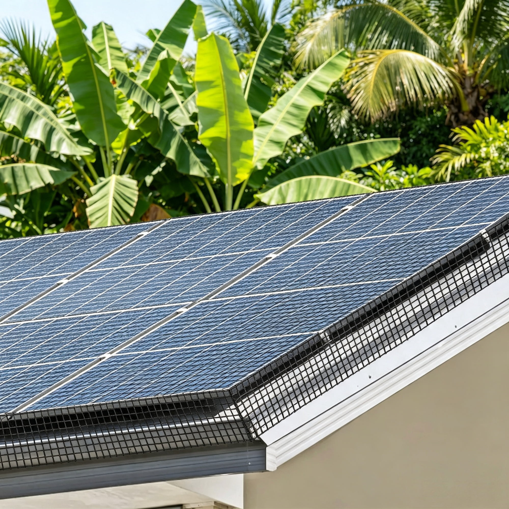 8" x 100ft Solar Panel Bird Guard Kit, Rust-Proof PVC Coated Critter Guard Mesh with 100pcs Aluminum Fasteners