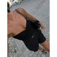 thumbnail image 1 of Tops de tubo de punto Tossy, Tops de corsé sin tirantes blancos para mujer, Top corto básico de verano con espalda descubierta y hombros descubiertos, corpiño informal, ropa de calle Tan Jianjun unisex, 1 of 2
