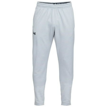 Under Armour Men's UA Armour Fleece Jogger Straight Leg Athletic Pants, Steel Light Heather, XL