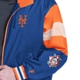 thumbnail image 3 of Men's Pro Player Royal/Orange New York Mets Legacy Lightweight Full-Zip Hooded Jacket, 3 of 4