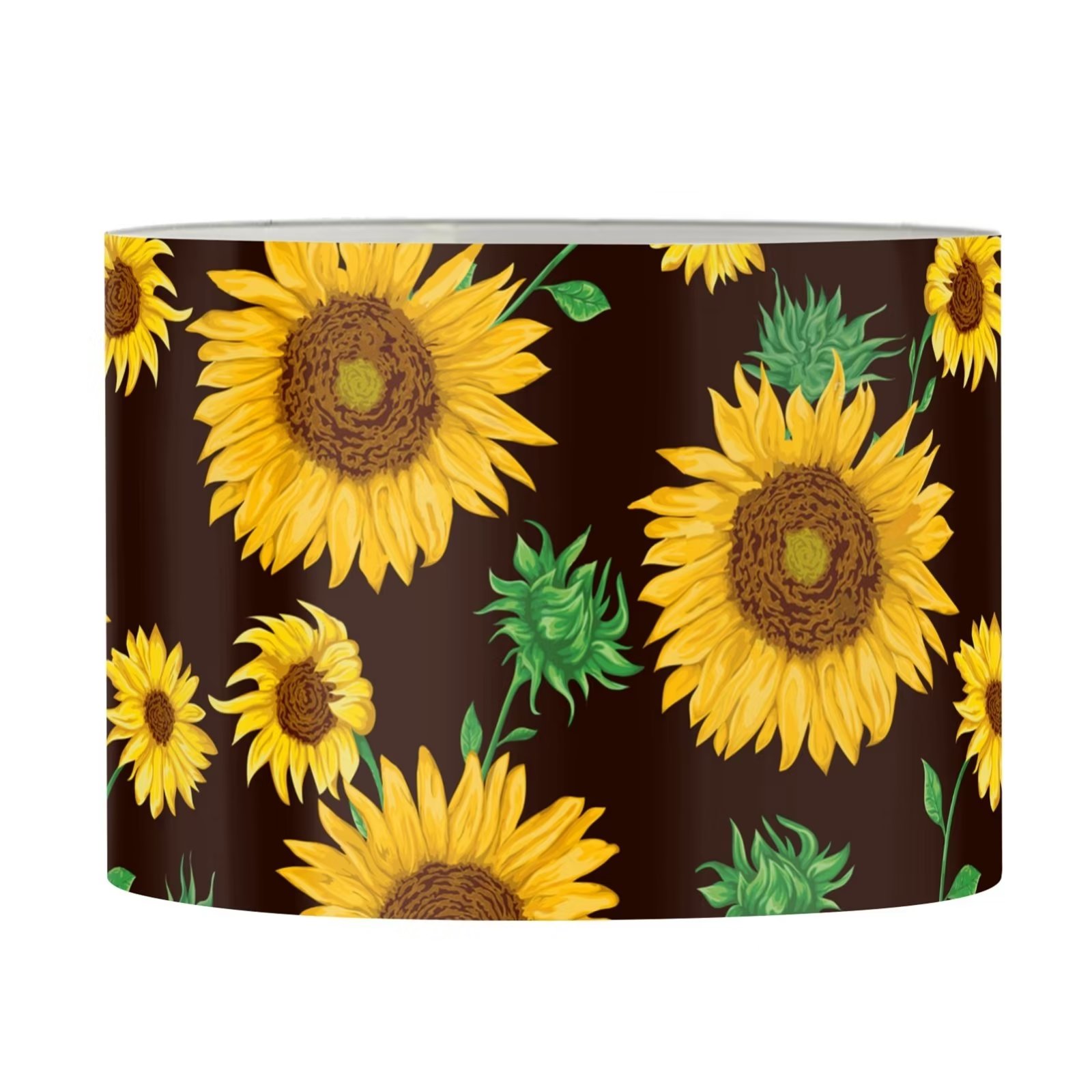 Pzuqiu Sunflower Black Lamp Shades Kids Bedroom Night Lamps Shades