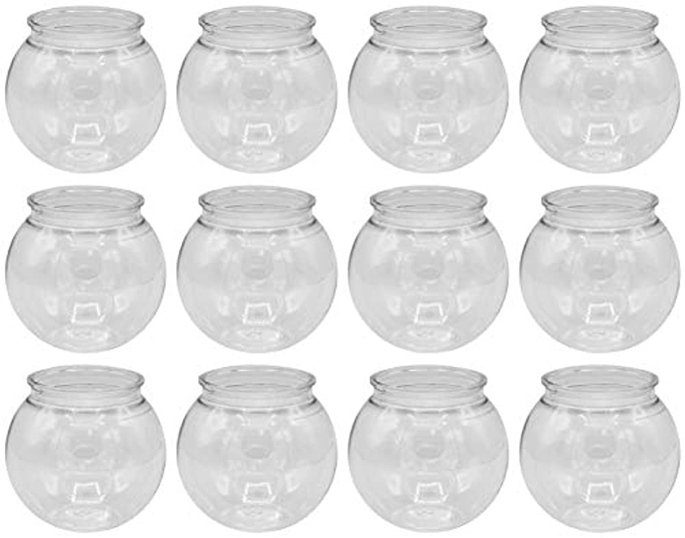 Creative Converting 347886 60 oz Clear Pebble Plastic Bowls - 12