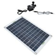 thumbnail image 6 of YUMILI Solar Water Pump Kit - 50W Panel 800L/h 12V Low Noise DC Solar Fountain Pump Durable Silicone Solar Pond Pump for Garden Bird Bathing, Fish Tank, 6 of 8