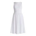 thumbnail image 4 of Time And Tru Women's Smocked Woven Midi Dress, Sizes XS-3XL, 4 of 4