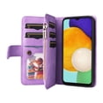 thumbnail image 4 of Compatible with Samsung Galaxy A04S Wallet Case with Card Slots PU Leather Zipper Flip Folio Cover, 4 of 5