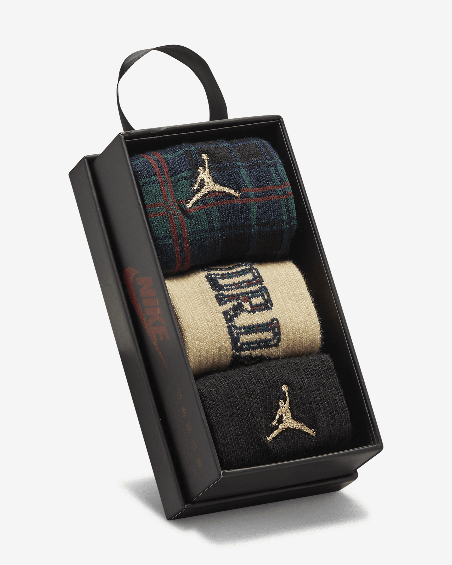 Nike Jordan Everyday Youth Colorful Big Kids' Crew Socks 3Pack Gifting