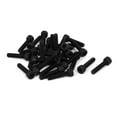 thumbnail image 4 of Uxcell M4 x 18mm Alloy Steel 12.9 Grade Cap Point Hex Socket Head Screw Black (30-pack), 4 of 4