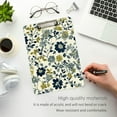 thumbnail image 3 of FORMRS Acrylic Clipboard with Low Profile Clip Standard A4 Letter Size, 12.5" x 9", Light Floral, 3 of 8
