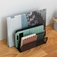 thumbnail image 3 of CNKOO Mesh Letter Sorter Solid Space Saving Metal 3 Vertical Upright Compartments Desktop File Holder for Office, 3 of 9