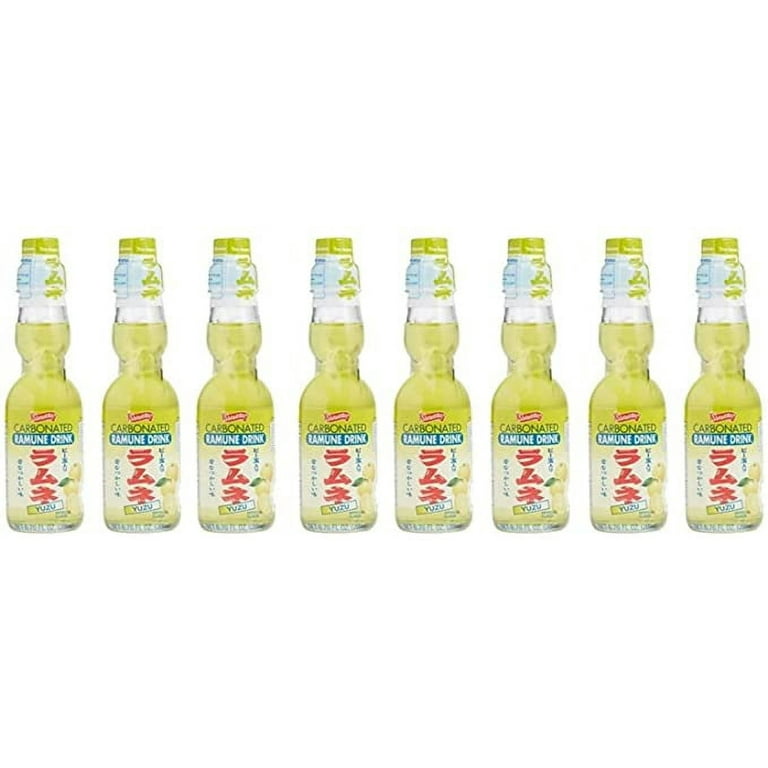 Shirakiku RAMUNE Japanese Soft Drink, 8 Bottles, 6.76 Fl Oz Each