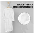 thumbnail image 4 of Topboutique Bathrobe Belt Replacement,Flannel Hotel Robe Thick Waist Belt,Adult Bathrobe Replace Belt,Soft Plush Flannel Pajamas Bathrobe Tie Waist Belt,White,67 x 1.6 in, 4 of 8
