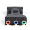 thumbnail image 3 of Adaptador Adaptador HDMI chapado en oro compatible con 3 RGB RCA Convertidor de componentes de audio y video AV, 3 of 5