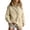 503_Khaki, variant on YEJIMAN Fall Sweatshirts for Women Sweatshirt Oversized Casual Long Sleeve Button Neck Pullover Tops Fashion Outfits Clothes Women's Sweatshirt Black