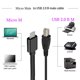 thumbnail image 3 of Moyic Cable de sincronización de datos de impresora piano eléctrico a USB 2,0 cable de velocidad rápida portátil sin Kits de mantenimiento de impresoras Typ-c, 3 of 6