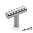 thumbnail image 2 of Dynasty Hardware P-1006-SN European Style T-Bar Pull- Satin Nickel, 2 of 2