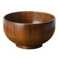thumbnail image 2 of TEHAUX Wood Mixing Bowl Salad Bowl Wood Holding Soup for Parties 1Set, 2 of 8