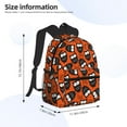 thumbnail image 2 of Pofeuu Owls And Boo Print Laptop Backpack Travel Canvas Backpack for School Lightweight and Comfortable Backpack College Backpack Schoolbag, 2 of 6