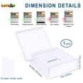 thumbnail image 2 of Caja de almacenamiento de tarjetas coleccionables Leyzan de 5 filas con divisor para 3060 tarjetas, 2 of 6