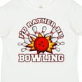 thumbnail image 4 of Inktastic I'd Rather Be Bowling Boys or Girls Toddler T-Shirt, 4 of 5