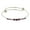 Purple, variant on 1928 Jewelry Silver-Tone Expandable Wire Bangle Bracelet With Crystal Accents