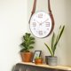 thumbnail image 4 of Reloj de pared dorado redondo de 12 pulgadas, pantalla grande con cinturón de PU Vhermosa Cuadros y Relojes de Pared, 4 of 5