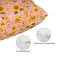Sikiie Plaid Sunflower Pillow Covers, Throw Pillow Case Cushion Covers