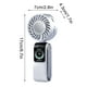 thumbnail image 3 of Ventilador, ventilador de techo, ventilador de escritorio, ventilador portátil, refrigeración digital, turbina de hielo, ventilador de mano de alta velocidad, ventilador de cuello de escritorio, venti, 3 of 9