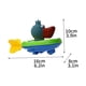 thumbnail image 2 of Juguetes de piscina, juguetes para bebés, juguetes para niños pequeños, juguetes de baño para bebés, natación, juguetes flotantes de cuerda para bañera, juguetes de piscina con forma de animal, 2 of 2