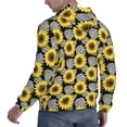 thumbnail image 3 of Hoodies for Men - Sunflowers leopard black Long Sleeve Comfrt Men'S Fashion Hoodies & Sweatshirts, Sweatshirts for Men Hoodies Pullover Clothing Clothes with Pouch, 3 of 7