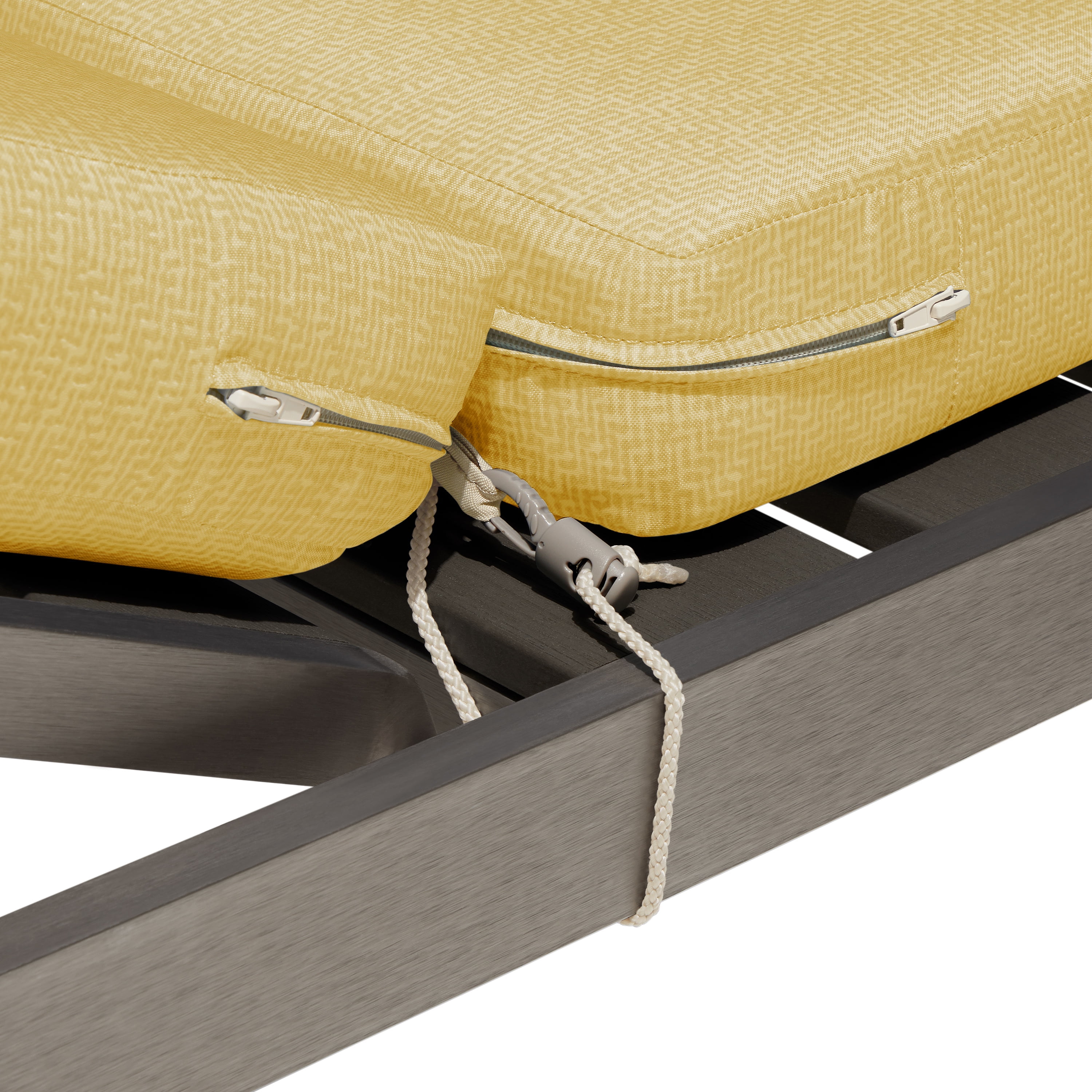 DUCKCOVERS® Weekend All-Weather Outdoor Chaise Cushion