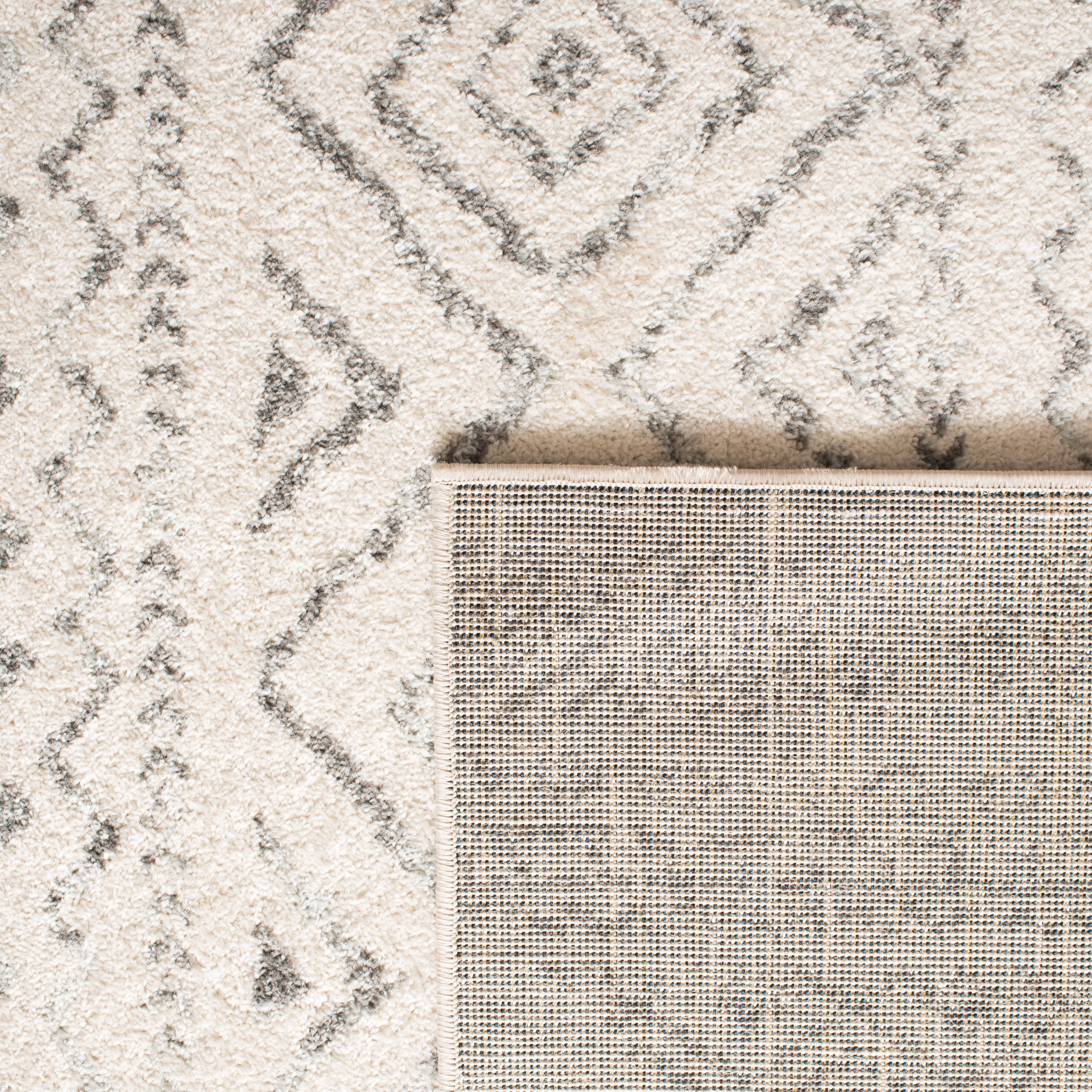 SAFAVIEH Tulum Merletta Oriental Runner Rug, Ivory/Grey, 2' x 8'