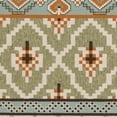 thumbnail image 5 of SAFAVIEH Veranda Dogon Southwestern Indoor/Outdoor Area Rug, 2'7" x 5', Green/Terracotta, 5 of 6