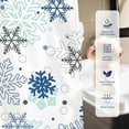 thumbnail image 6 of Winter Shower Curtains for Bathroom Blue Snowflake Shower Curtain Christmas Bathroom Decor Winter Holiday Washable Durable Fabric Bathroom Curtains 72x72 Inch, 6 of 6
