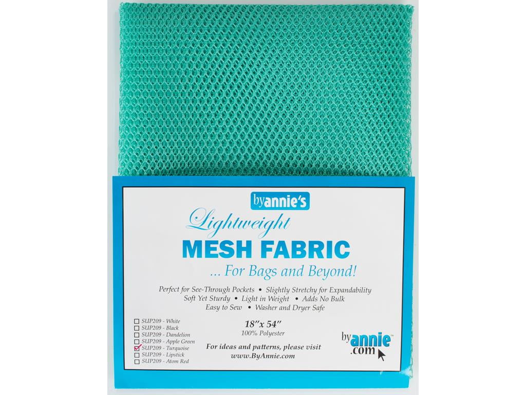 By Annie Mesh Fabric Lightweight 18x54 Turquoise