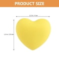 thumbnail image 2 of Shisuyan 12Pcs Dresser Pull Knob Heart Shaped PVC Simple Heart Shape Office Improvement, 2 of 8