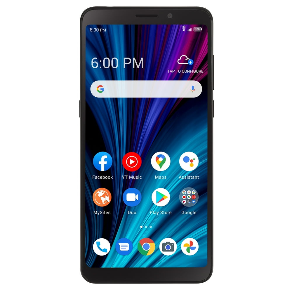 Straight Talk TCL A3X, 32GB, Black Prepaid Smartphone
