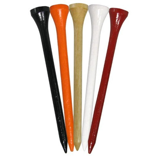 Pride Golf Tee 31/4 inch Deluxe Tee 75 Count (Standard Mixed