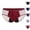 32# Wine, variant on Women Menstrual Period Briefs Mesh Panel High Absorbency Leak Resistant Flexible Stretch Daily Wear Underwear Light Purple 3XL