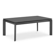 Afuera Living Aluminum Outdoor Coffee Table in Gray