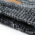 thumbnail image 3 of COOPLUS Slouchy Beanie Hats for Men Warm Winter Hats Mens Beanie Cap Lined Knit Thick Hat （Black & White 2 Piece）, 3 of 10